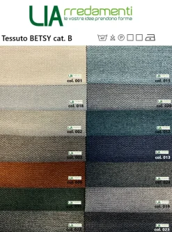 Divano Thoas tessuto in poliuretano Le comfort a prezzo Outlet