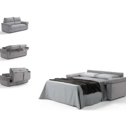 Divano Tosca in Tessuto Vis comoda a prezzo ribassato