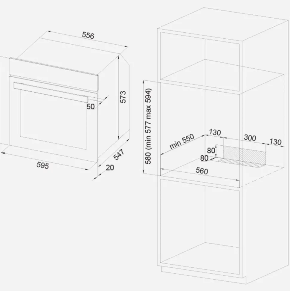 Forno S5 t - bo65t5b01 di Silverline con forte sconto