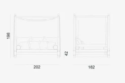 Gervasoni Jeko 07 : divano da giardino con forte sconto