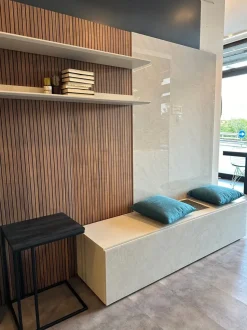 Ingresso moderno modello Horizon wall di Mobilgam a PREZZI OUTLET