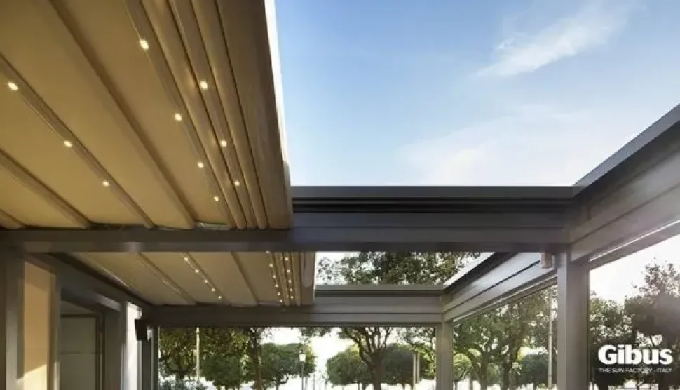 Innovativa pergotenda Med zenith gibus Gibus a prezzo scontato