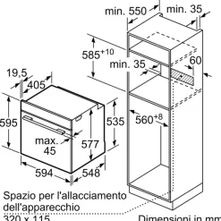 Innovativo forno Bosch Hbg7342b1 in Offerta Outlet