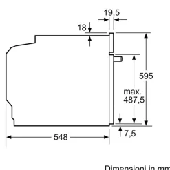 Innovativo forno Bosch Hbg7342b1 in Offerta Outlet