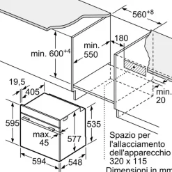 Innovativo forno Bosch Hbg7342b1 in Offerta Outlet