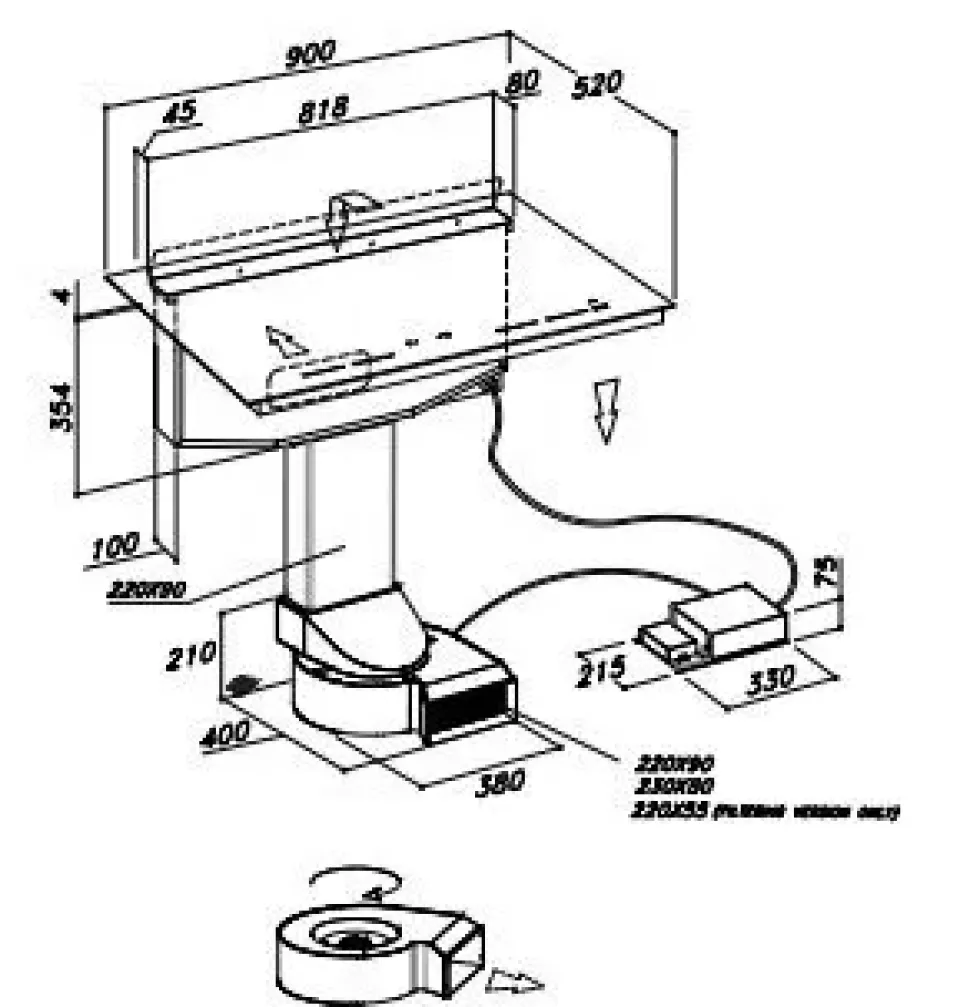 Innovativo piano cottura Aria+ di fulgor di A&c con forte sconto