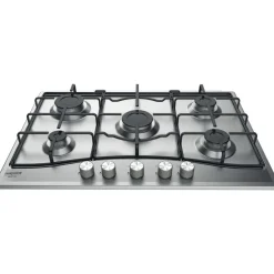 Innovativo piano cottura Piano cottura l.75 inox pcn752u/ix/ha  di Hotpoint ariston a prezzi outlet