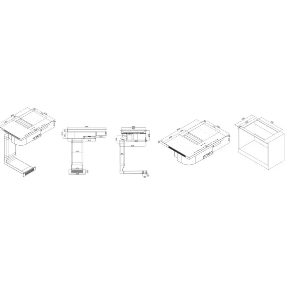 Innovativo piano cottura 7110 flow-in pro max di Silverline a prezzi outlet