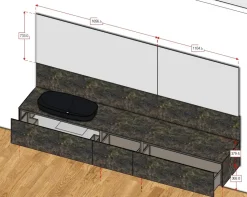 Kera Lago: mobile bagno sospeso A PREZZI OUTLET