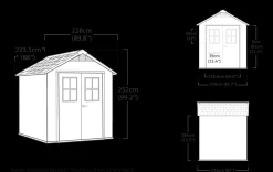Keter Newton 757: Casetta da giardino scontata! Acquista ora!