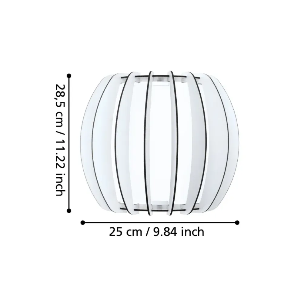 Lampada 95609 lampada da parete Eglo in OFFERTA OUTLET