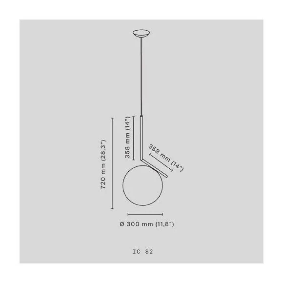 Lampada a sospensione Ic lights suspension 2 Flos a prezzo scontato
