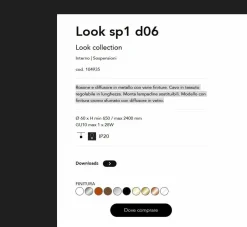 Lampada a sospensione Ideal lux Look stile Design a prezzi outlet