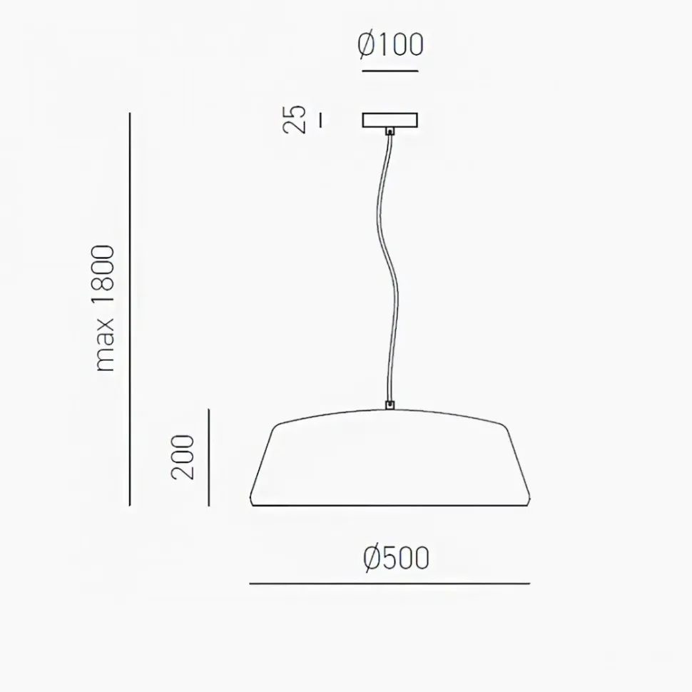 Lampada a sospensione in metallo Blanca nero gea luce Collezione esclusiva a prezzo scontato