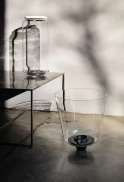 Lampada a sospensione in cristallo Noctambule suspension 3 low cylinder and cone Flos in Offerta Outlet