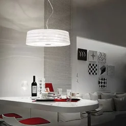 Lampada a sospensione in metallo Isa Ideal lux a prezzo Outlet