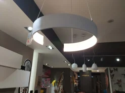 Lampada a sospensione in metallo Intro led Ondaluce in Offerta Outlet