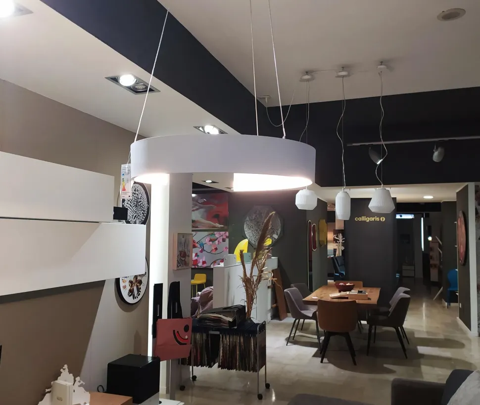 Lampada a sospensione in metallo Intro led Ondaluce in Offerta Outlet