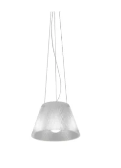 Lampada a sospensione in vetro Romeo moon suspension 1 Flos a prezzo Outlet