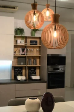 Lampada a sospensione in altro Laser Artigianale a prezzo Outlet