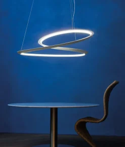 Lampada a sospensione in metallo Kepler Nemo a prezzo Outlet