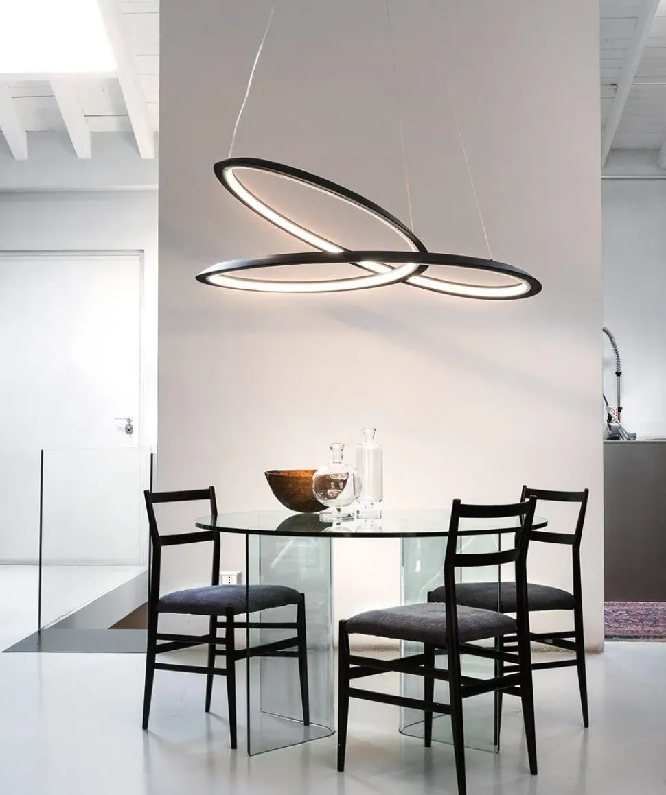 Lampada a sospensione in metallo Kepler Nemo a prezzo Outlet