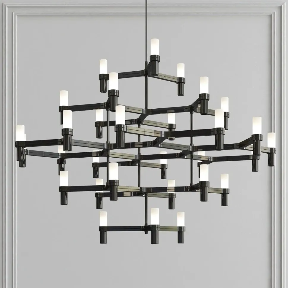 Lampada a sospensione Nemo Crown major Nero con forte sconto