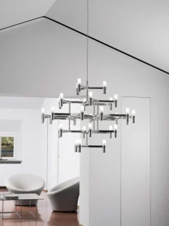 Lampada a sospensione Nemo Crown major Nero con forte sconto