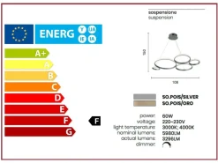 Lampada a sospensione Ondaluce Pois stile Design a prezzi convenienti