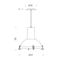 Lampada a sospensione Projecteur 365 Nemo a prezzo Outlet