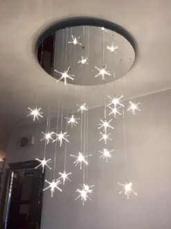 Lampada a sospensione stile Design Stelline lampadario sospensione Reflex con forte sconto