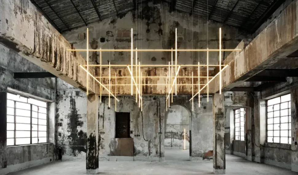 Lampada a sospensione stile Design Coordinates module suspension Flos in saldo