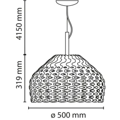 Lampada a sospensione Tatou s2 Flos a prezzo Outlet