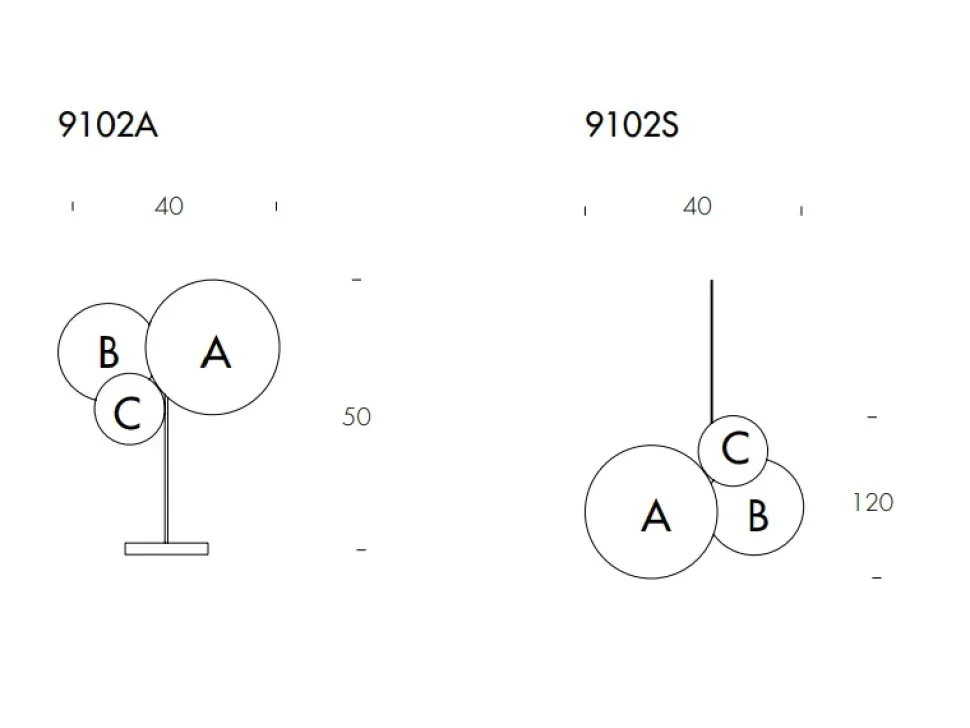 Lampada a sospensione Tonin casa Atomo stile Moderno a prezzi convenienti