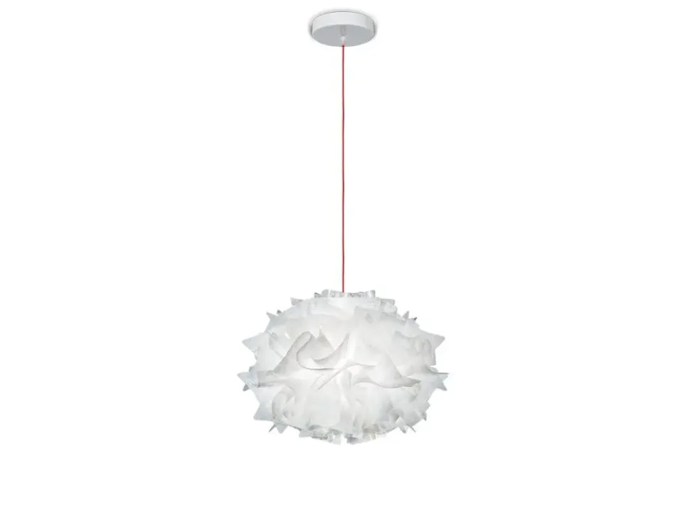 Lampada a sospensione Veli couture mini single suspension Slamp a prezzo Outlet