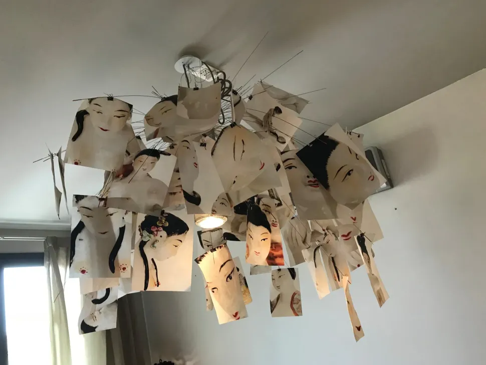 Lampada a sospensione Zettel'z limited edition Ingo maurer in Offerta Outlet