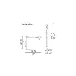 Lampada Collezione esclusiva Tolomeo micro artemide as01183002 a PREZZI OUTLET