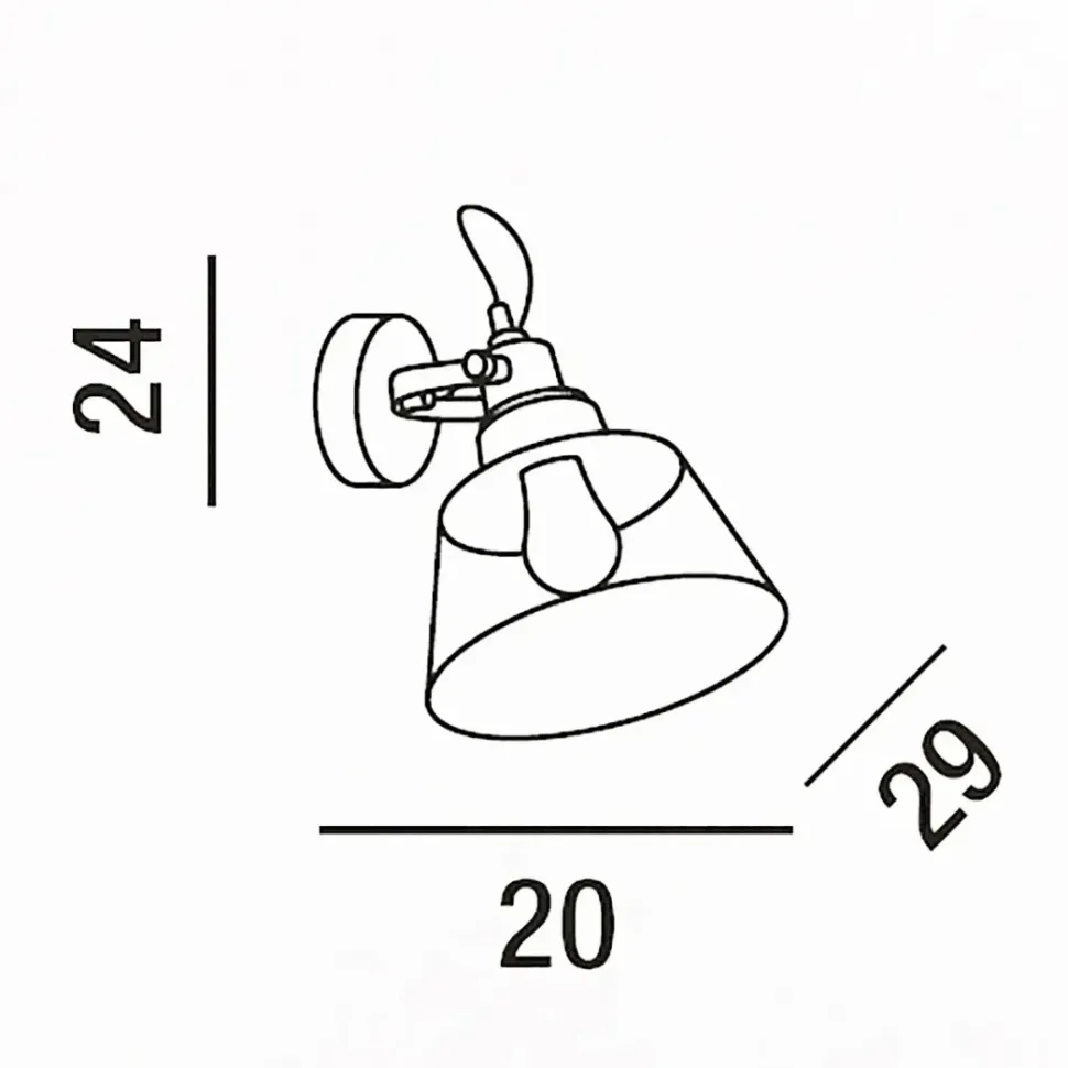 Lampada Collezione esclusiva 6842 fu perenz lampada da parete a PREZZI OUTLET
