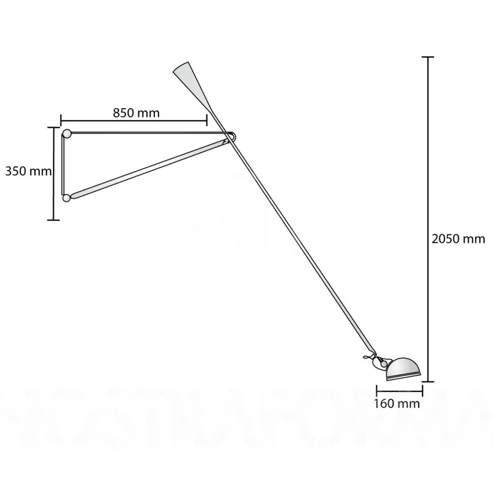 Lampada da parete 265 Flos a prezzo scontato