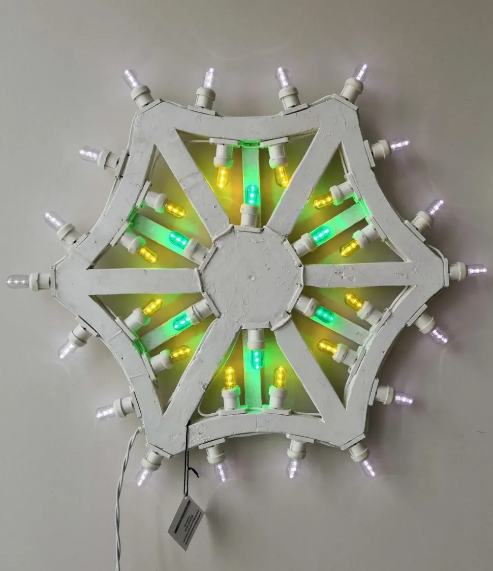 Lampada da parete Abc Mod quadrifoglio Bianco in offerta