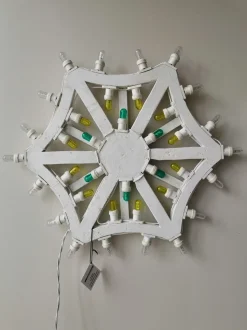 Lampada da parete Abc Mod quadrifoglio Bianco in offerta