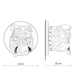 Lampada da parete Amsterdam wall lamp  Karman in Offerta Outlet