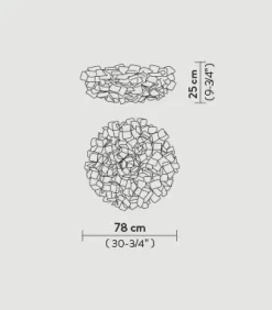 Lampada da parete Clizia mama non mama ceiling/wall large Slamp in Offerta Outlet