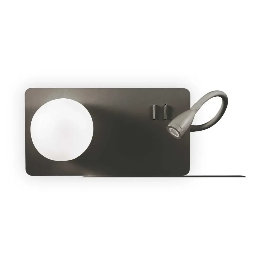 Lampada da parete Ideal lux Book stile Design a prezzi outlet