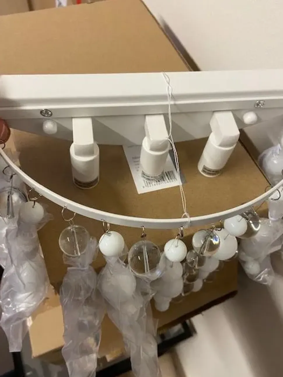 Lampada da parete Ideal lux Neve ap3 stile Moderno con forte sconto