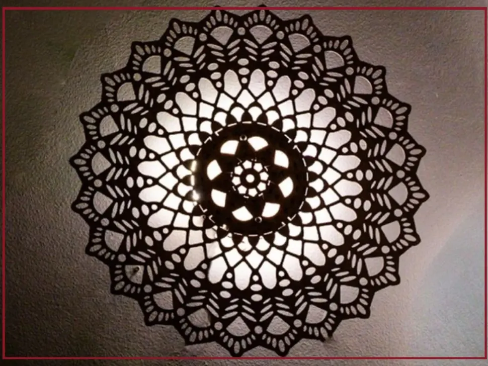 Lampada da parete stile Design Donna carmela Artigianale in offerta outlet