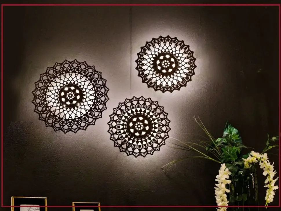 Lampada da parete stile Design Donna carmela Artigianale in offerta outlet