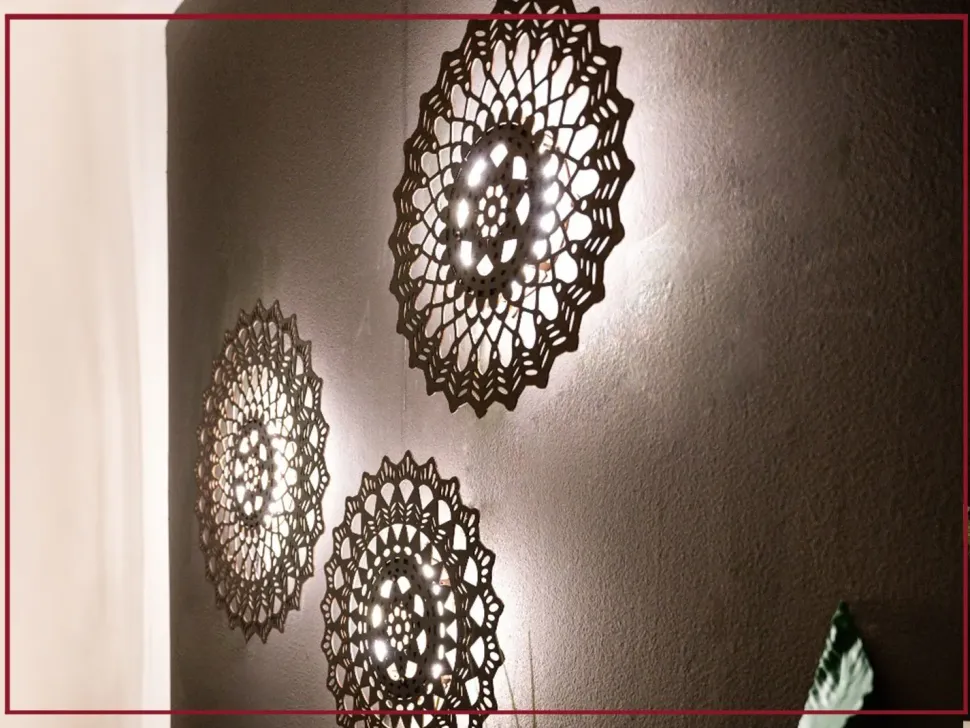 Lampada da parete stile Design Donna carmela Artigianale in offerta outlet