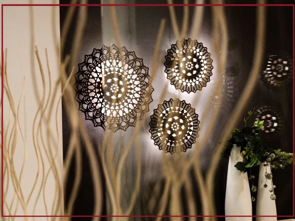 Lampada da parete stile Design Donna carmela Artigianale in offerta outlet