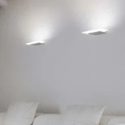 Lampada da parete stile Moderno Dublight Linea light in saldo